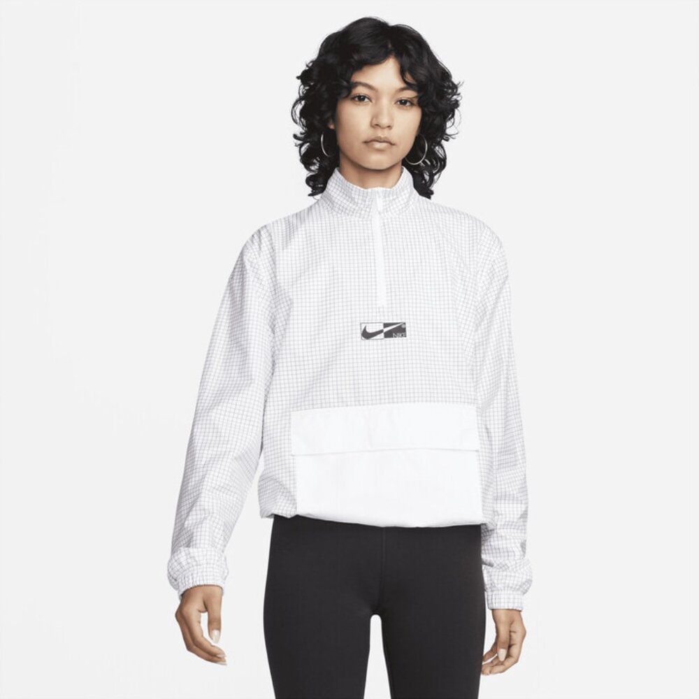 Nike Women's Sportswear Woven Jacket White Size M NWT | Lightweight Windbreaker